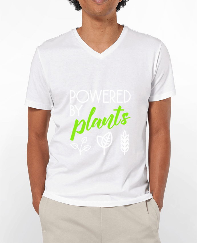 T-shirt homme Powered by plants par Bichette