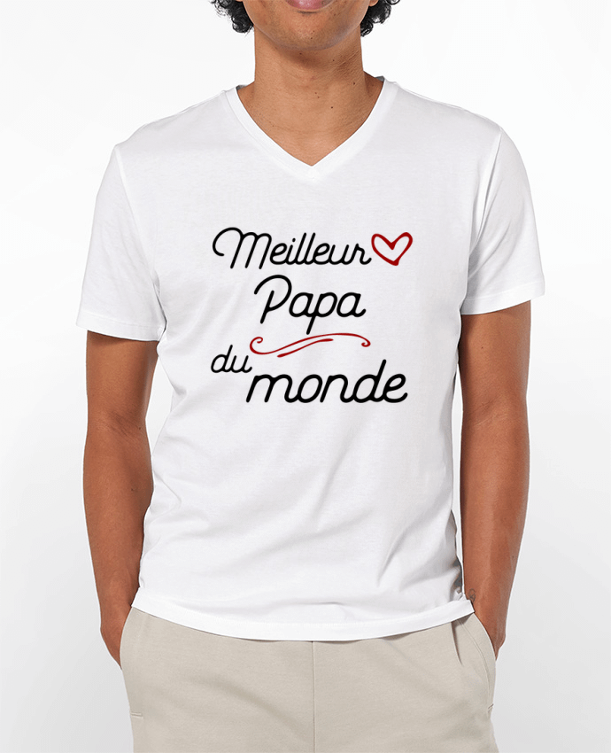T-shirt homme Meilleur papa du monde par Original t-shirt