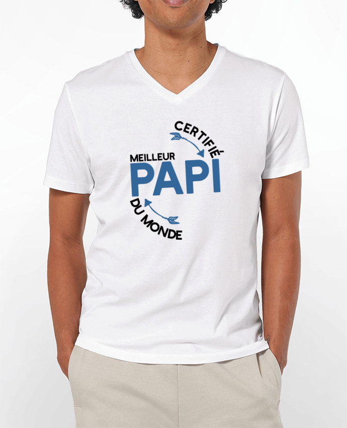T-shirt homme Certifié meilleur papi cadeau par Original t-shirt