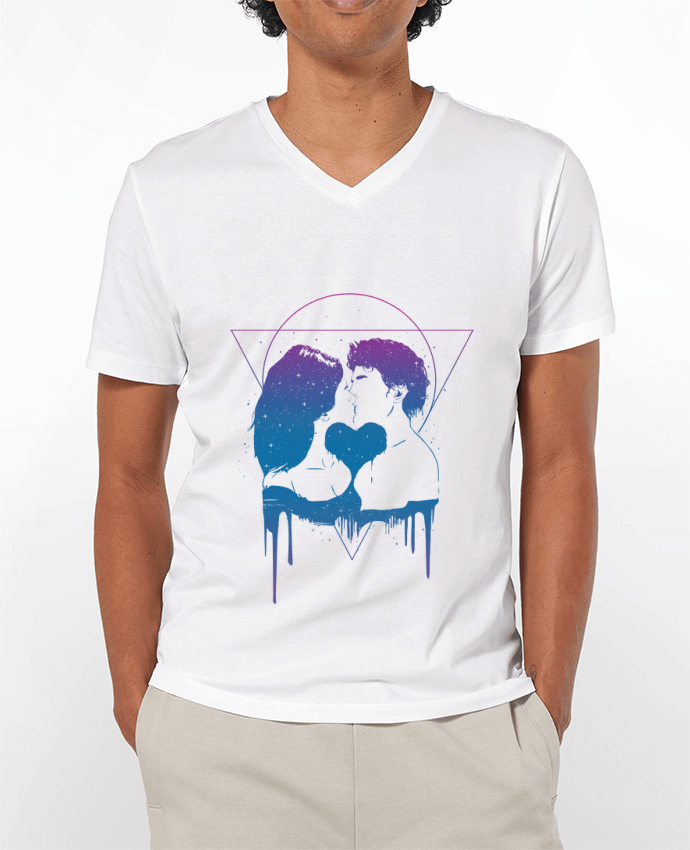 T-shirt homme Cosmic love II par Balàzs Solti