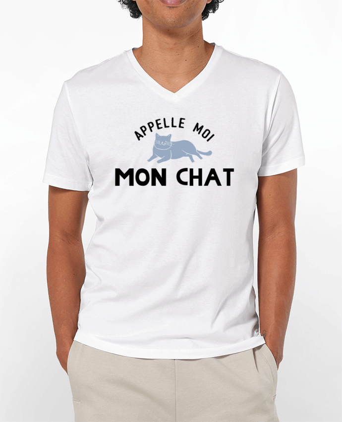 T-shirt homme Appelle moi mon chat par tunetoo