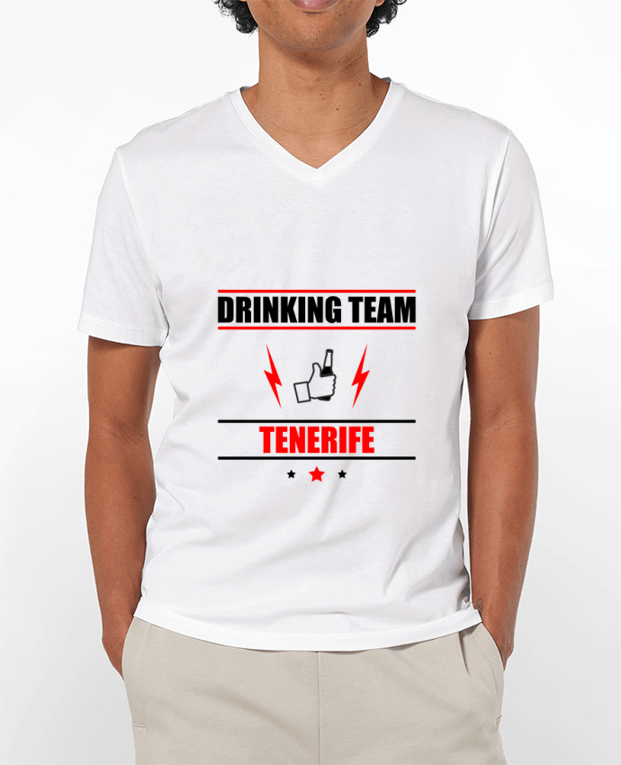 T-shirt homme Drinking Team Tenerife par Benichan