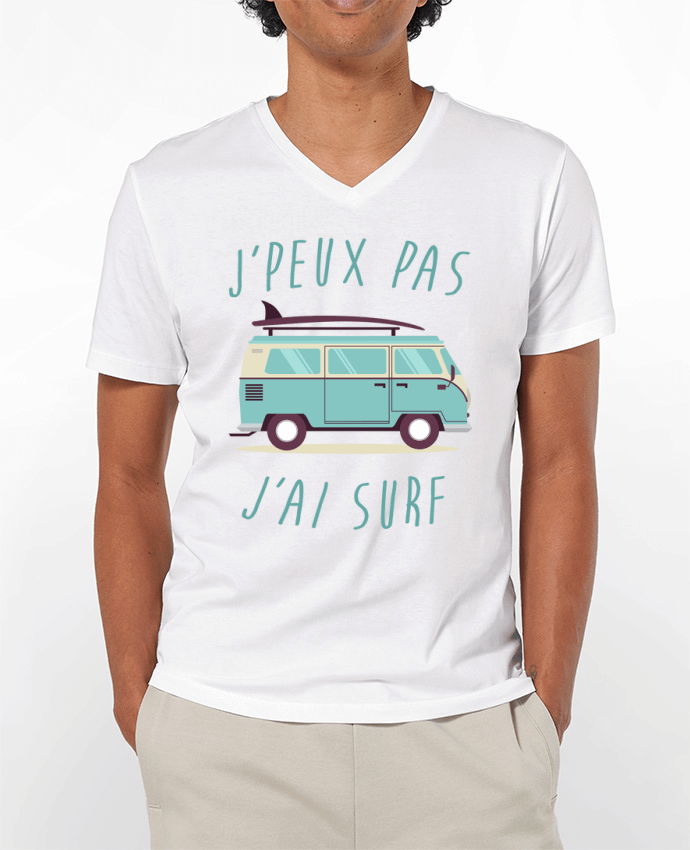 T-shirt homme Je peux pas j'ai surf par FRENCHUP-MAYO