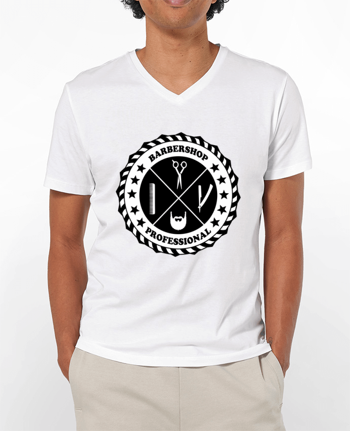 T-shirt homme BARBERSHOP BLASON par SG LXXXIII