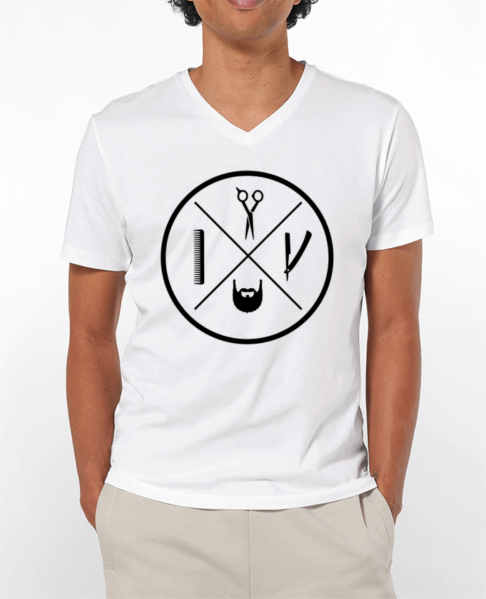 T-shirt homme BARBERSHOP BLASON par SG LXXXIII