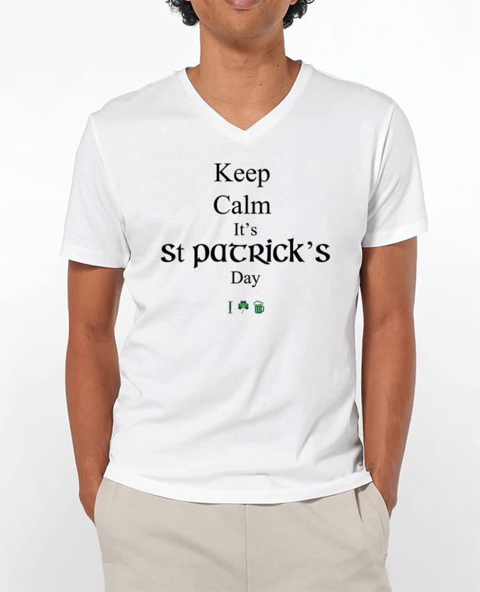 T-shirt homme Keep calm it's St Patrick's Day par tunetoo