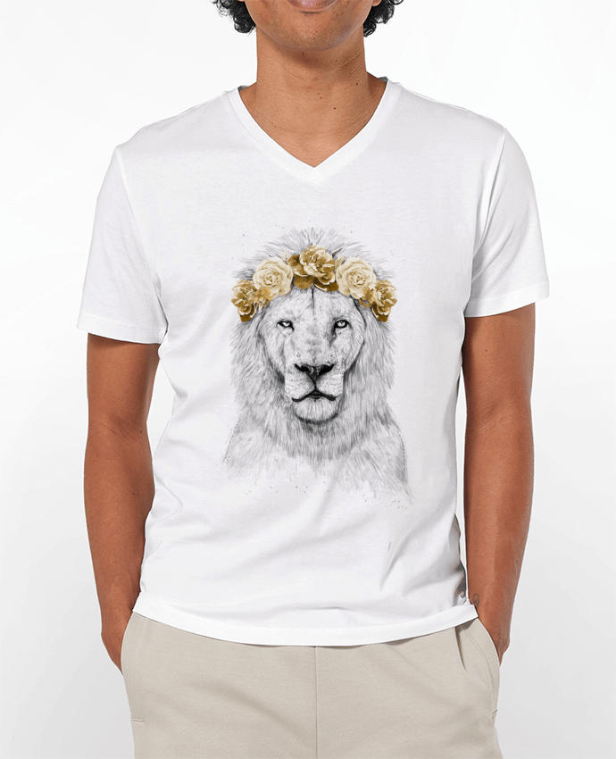 T-shirt homme Festival lion II par Balàzs Solti