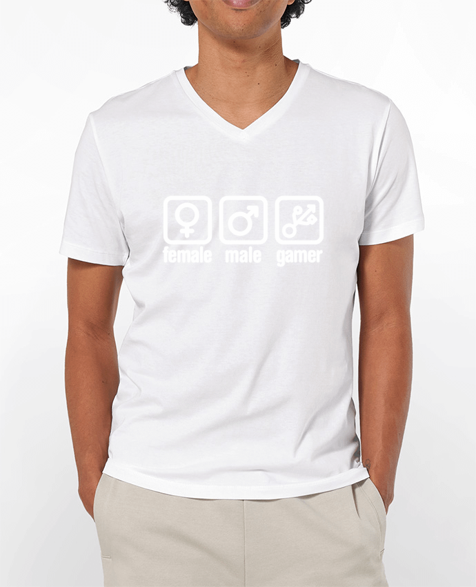 T-shirt homme Female male gamer par LaundryFactory