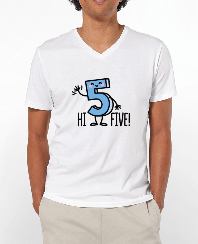 T-shirt homme Hi five par LaundryFactory