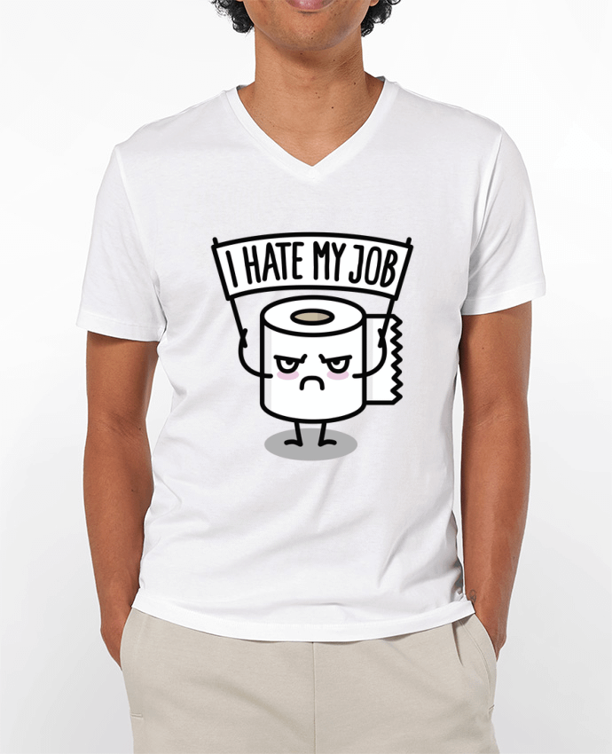 T-shirt homme I hate my job par LaundryFactory