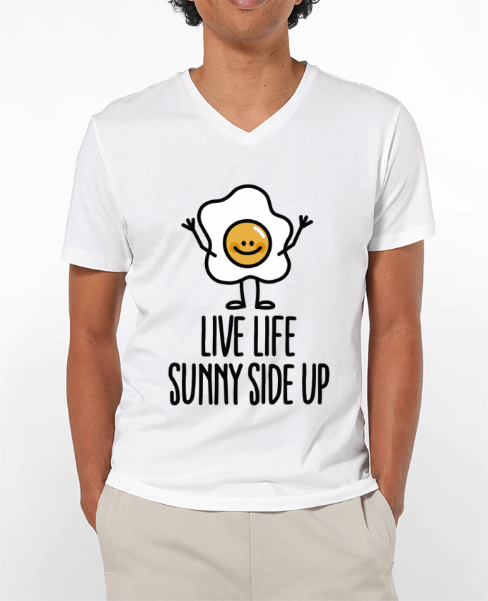 T-shirt homme Live life sunny side up par LaundryFactory