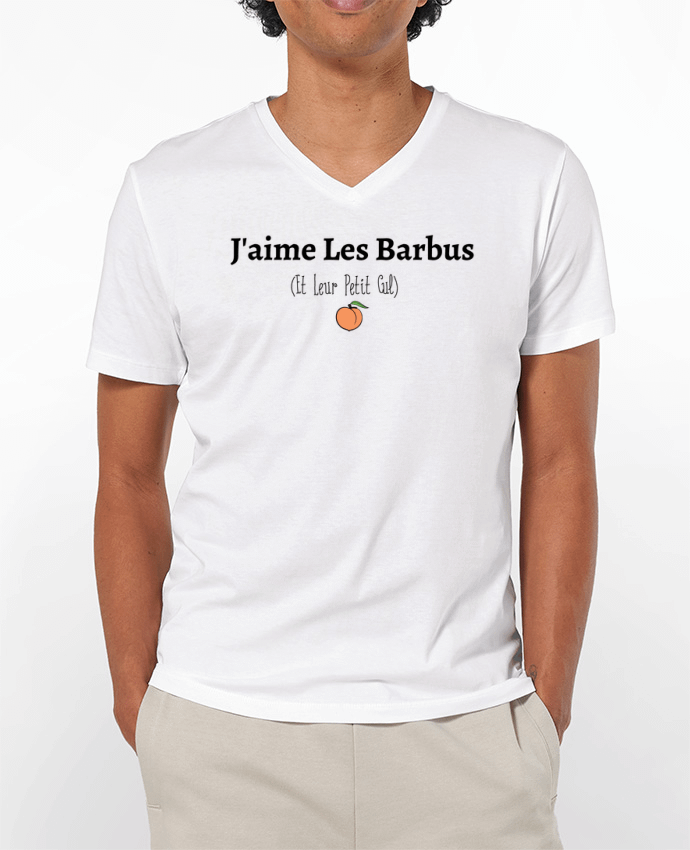 T-shirt homme J'aime les barbus et leur petit cul par tunetoo