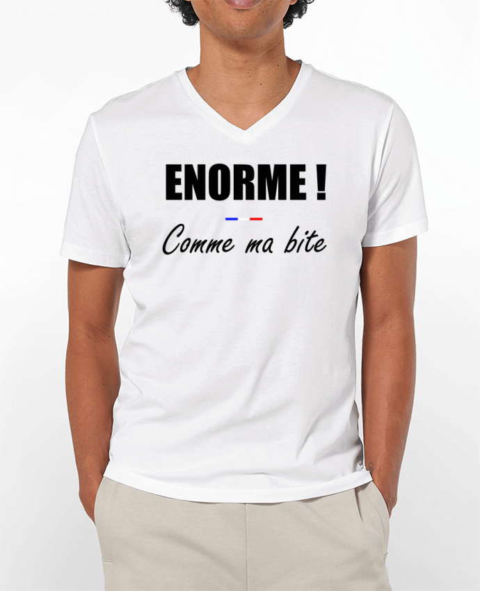 T-shirt homme Énorme comme ma bite par tunetoo