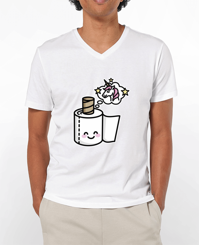 T-shirt homme Unicorn Toilet Paper par LaundryFactory