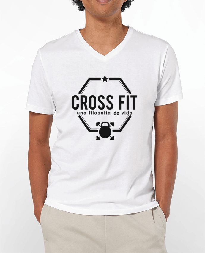 T-shirt homme CROSSFIT : una filosofía de vida par tunetoo