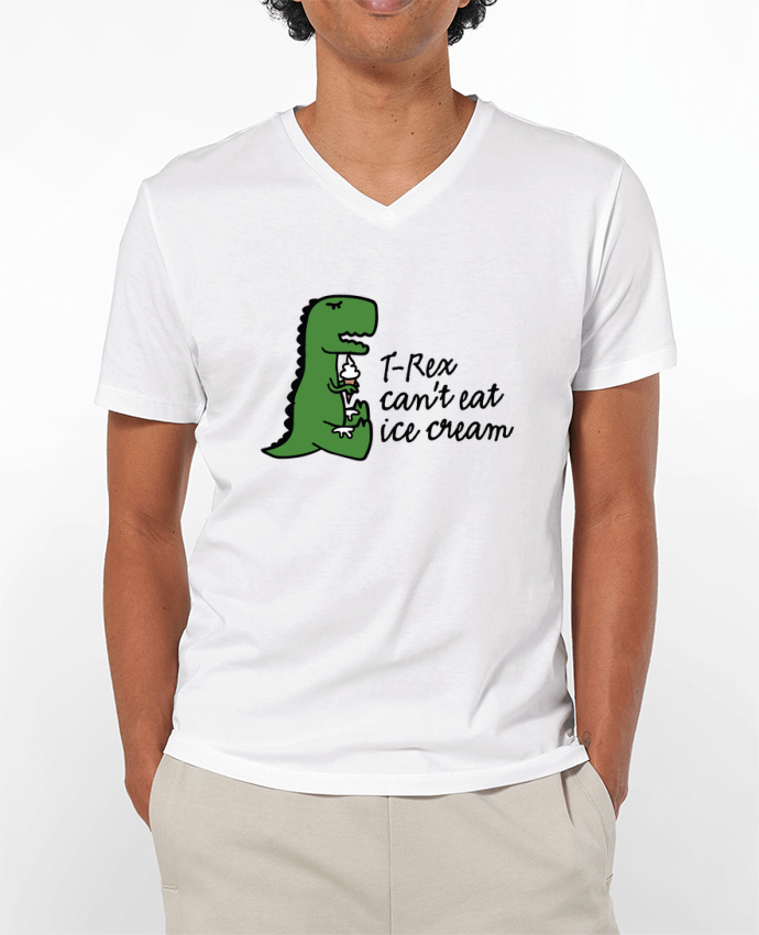 T-shirt homme TREX CANT EAT ICE par LaundryFactory
