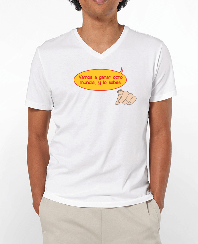 T-shirt homme Vamos a ganar otro mundial y lo sabes par tunetoo