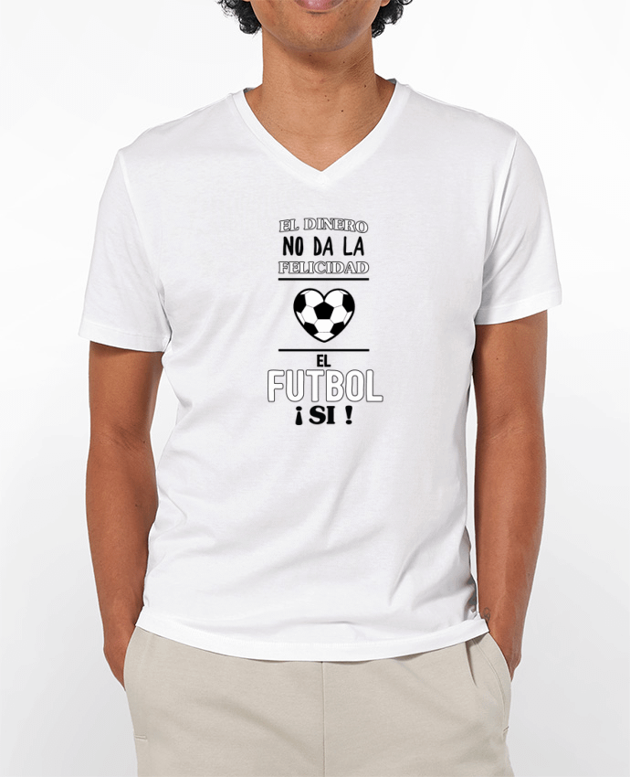 T-shirt homme El dinero no da la felicidad, el futbol si ! par tunetoo