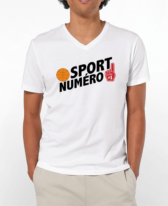 T-shirt homme Sport numéro 1 Basket par tunetoo