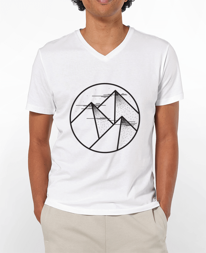 T-shirt homme montagne - graphique par /wait-design