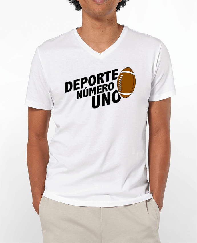 T-shirt homme Deporte Número Uno Rugby par tunetoo