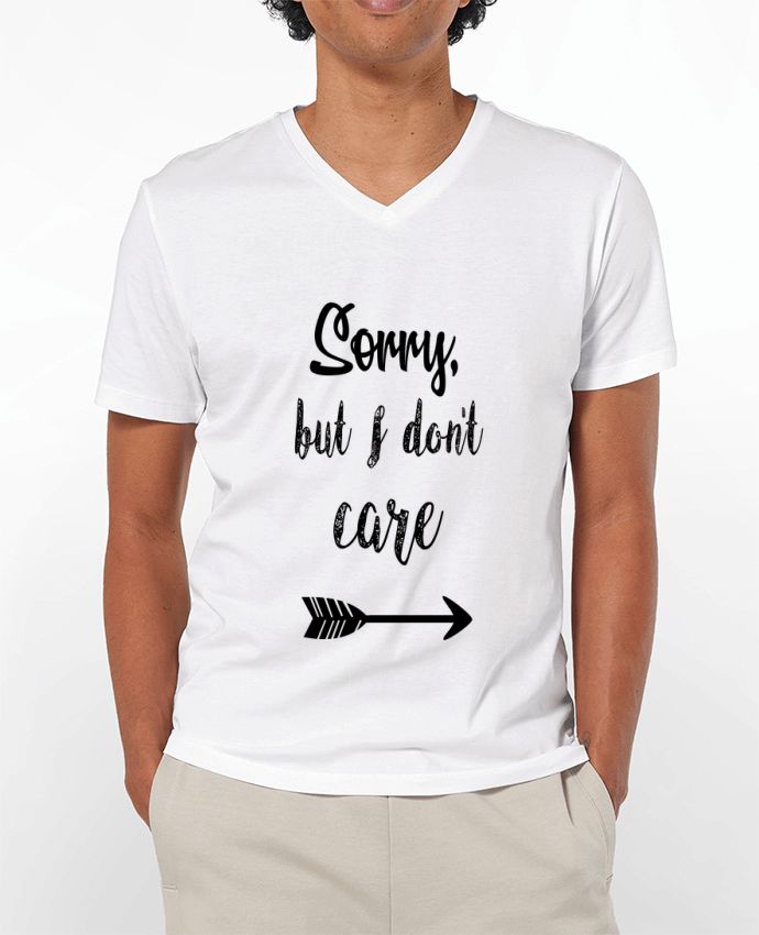 T-shirt homme Sorry, but I don't care par SwissmadeDesign