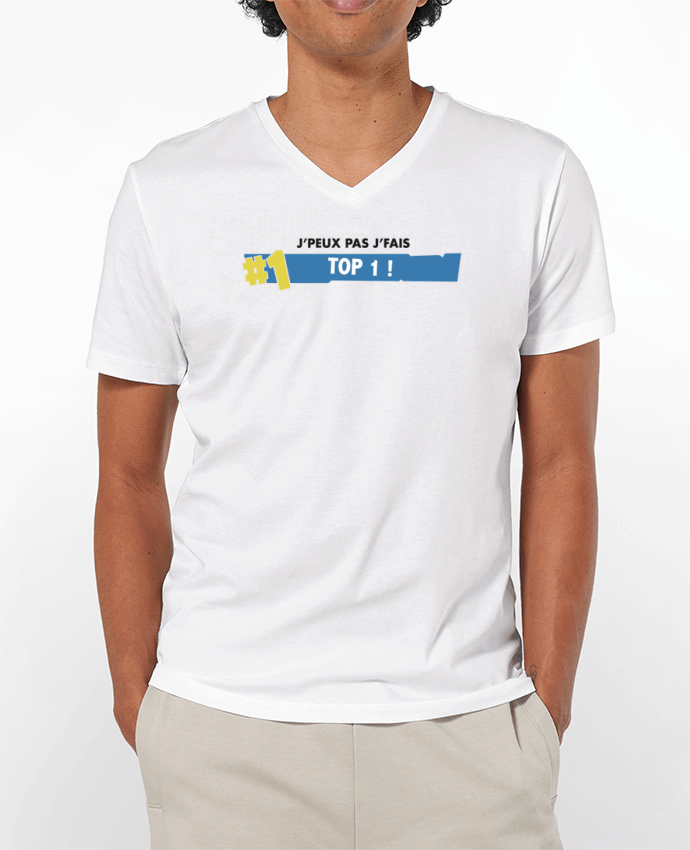 T-shirt homme J'peux pas J'fais TOP 1 fortnite par tunetoo