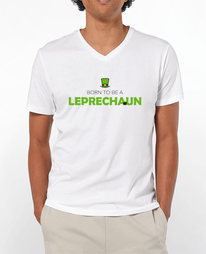 T-shirt homme Born to be a Leprechaun par tunetoo