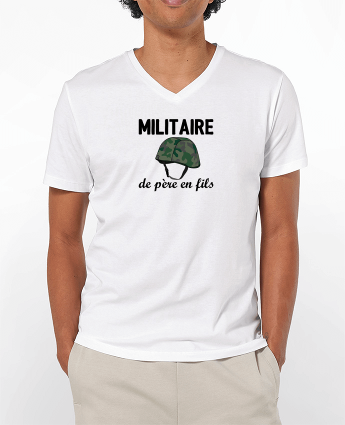 T-shirt homme Militaire de père en fils par tunetoo