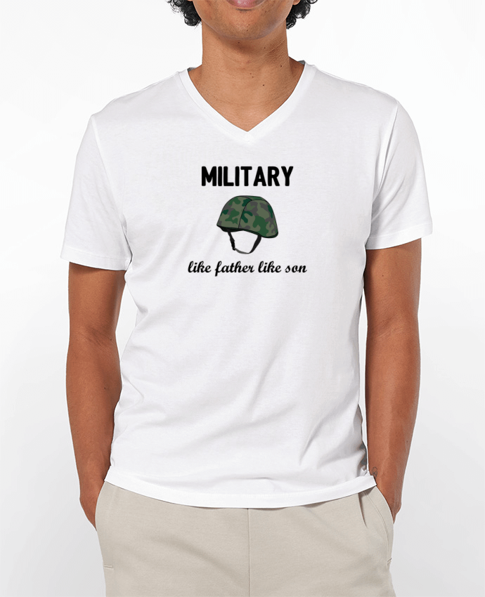 T-shirt homme Military Like father like son par tunetoo