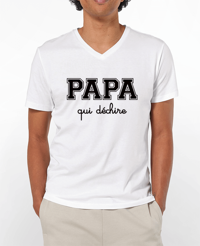T-shirt homme Papa Qui Déchire par Freeyourshirt.com