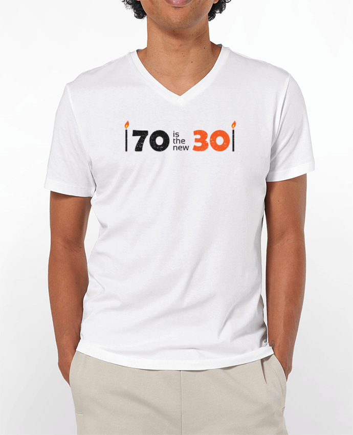 T-shirt homme 70 is the new 30 par tunetoo