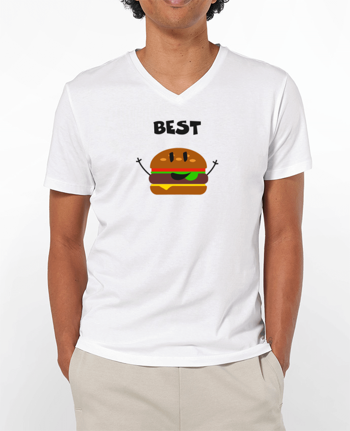 T-shirt homme BEST FRIENDS BURGER 1 par tunetoo
