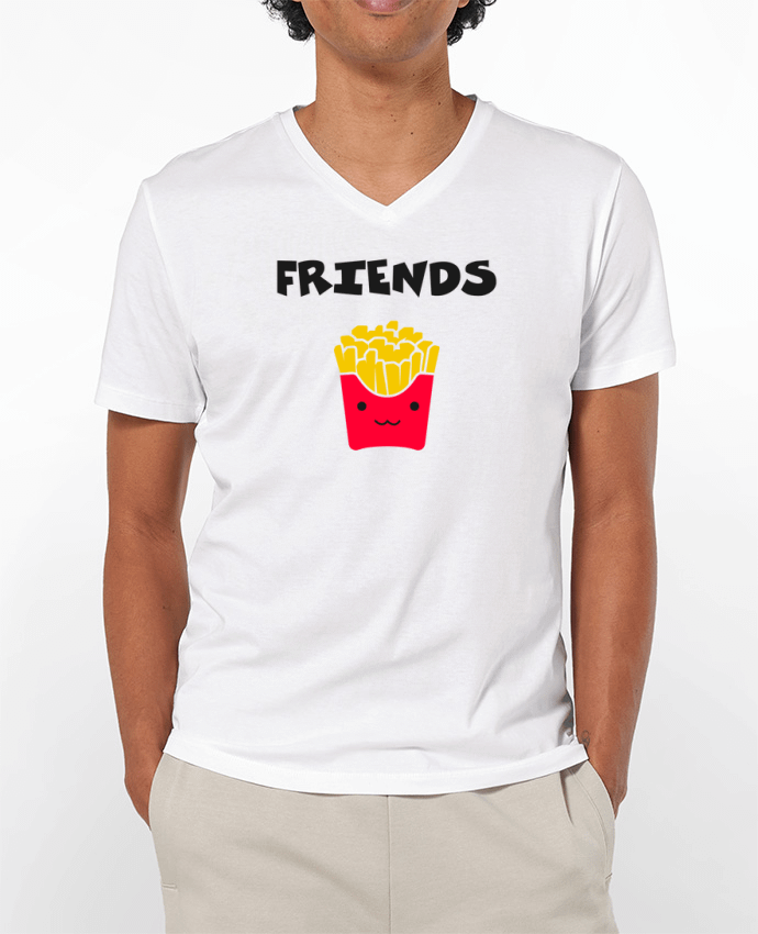 T-shirt homme BEST FRIENDS FRIES par tunetoo