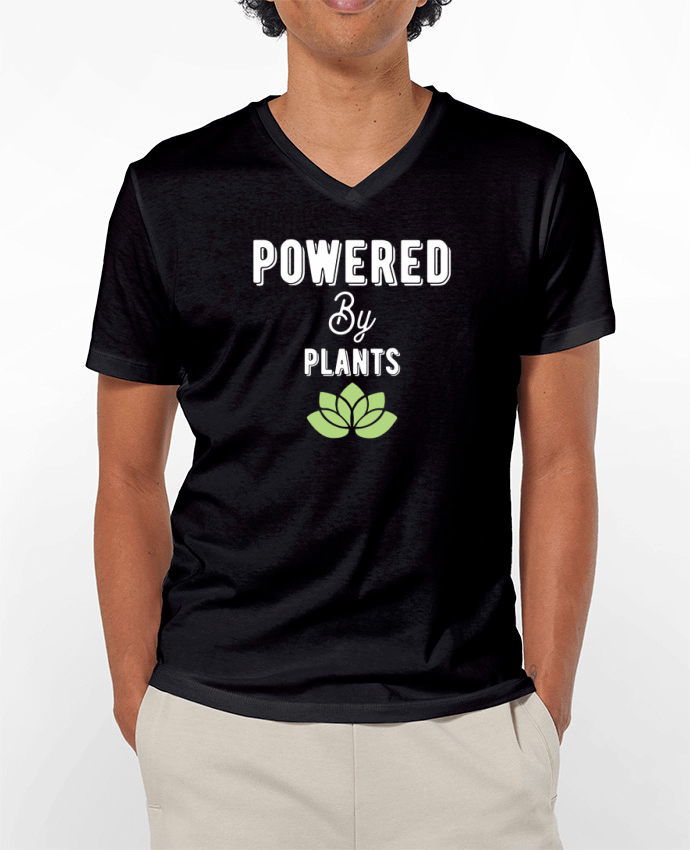 T-shirt homme Powered by plants par Original t-shirt