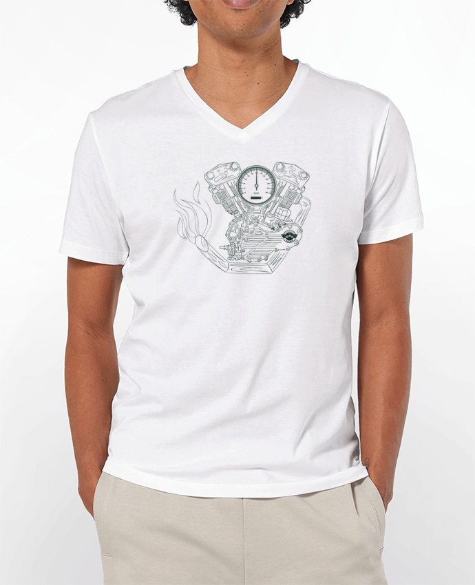 T-shirt homme Moto Engine par Original t-shirt