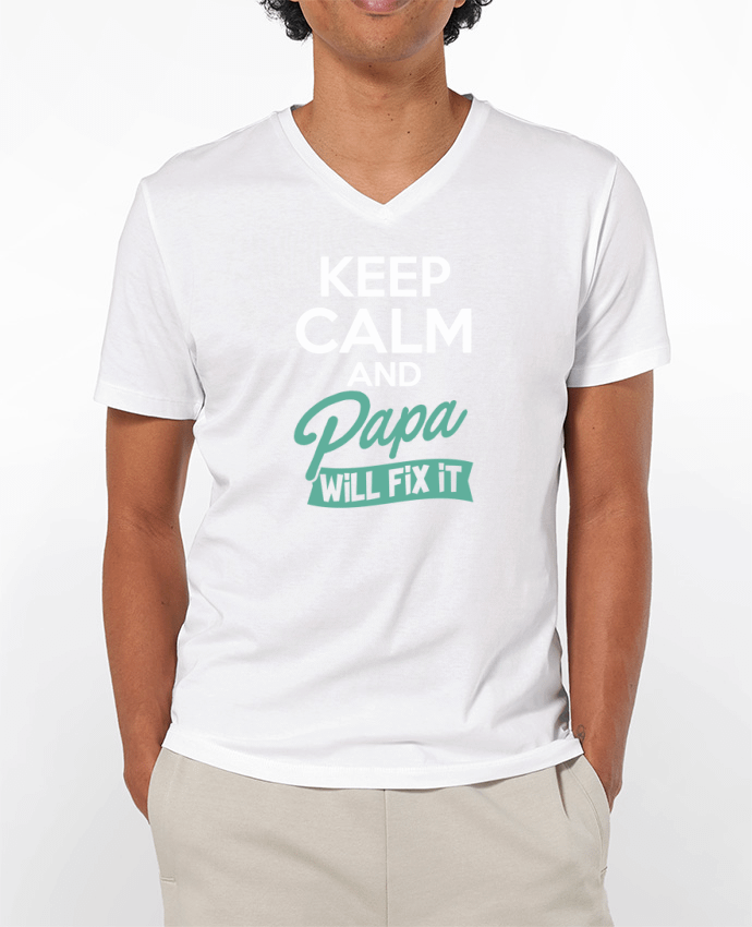 T-shirt homme Keep calm Papa par Original t-shirt