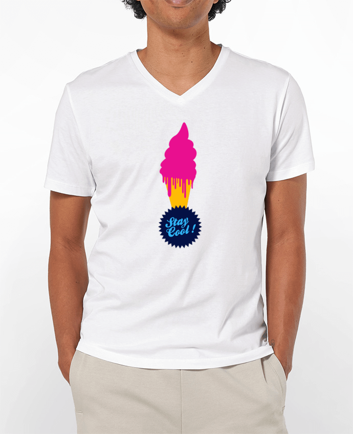 T-shirt homme Stay cool Ice cream par justsayin