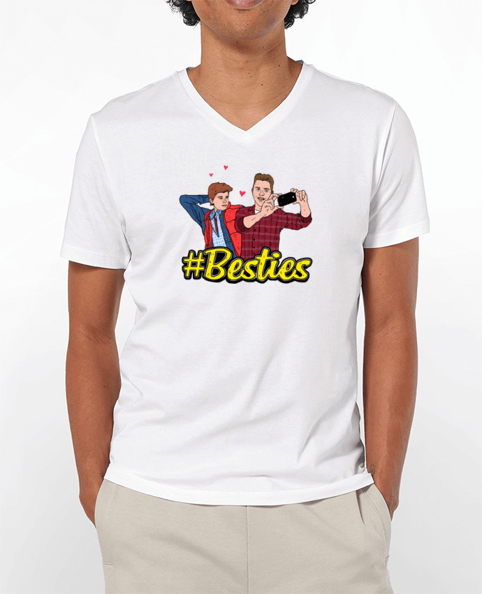 T-shirt homme Besties Marty McFly par Nick cocozza