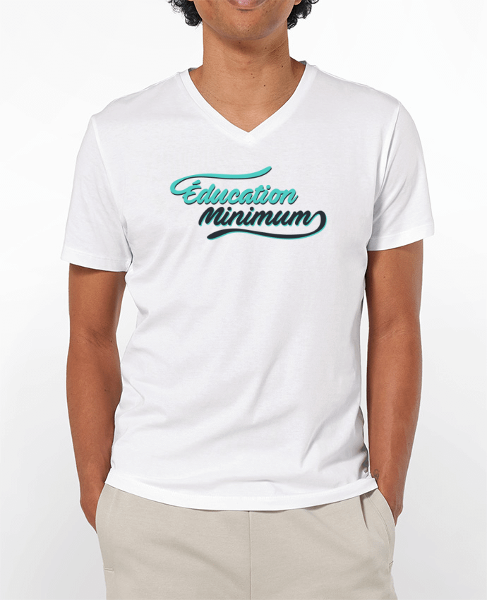 T-shirt homme Education minimum citation Dikkenek par tunetoo