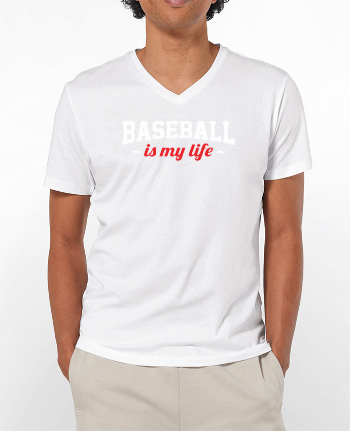 T-shirt homme Baseball is my life par Original t-shirt