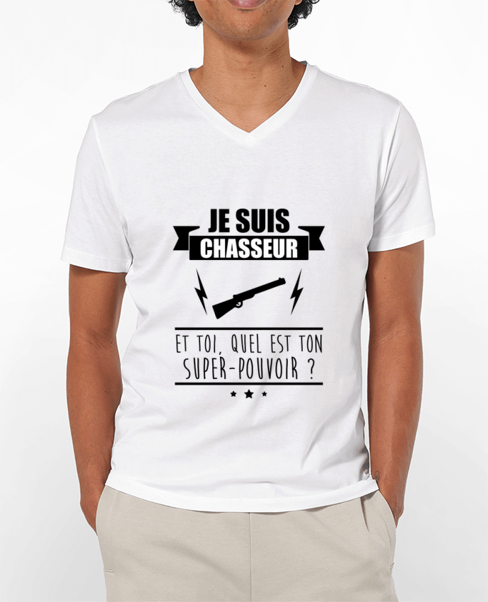 T-shirt homme Je suis chasseur et toi, quel est on super-pouvoir ? par Benichan