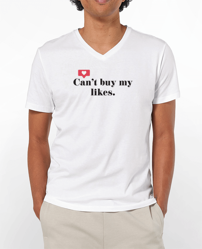T-shirt homme Can't buy my likes par tunetoo