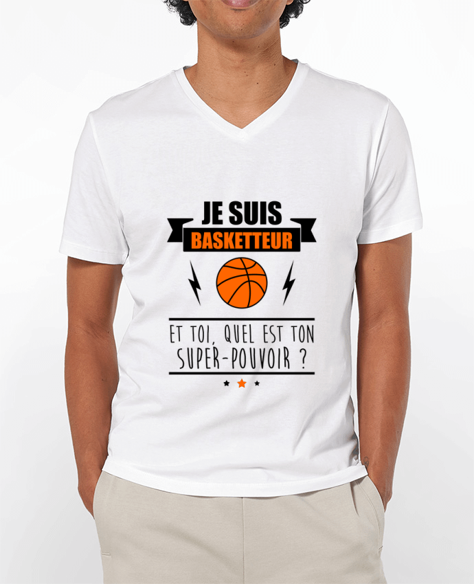 T-shirt homme Je suis basketteur et toi, quel est ton super-pouvoir ? par Benichan