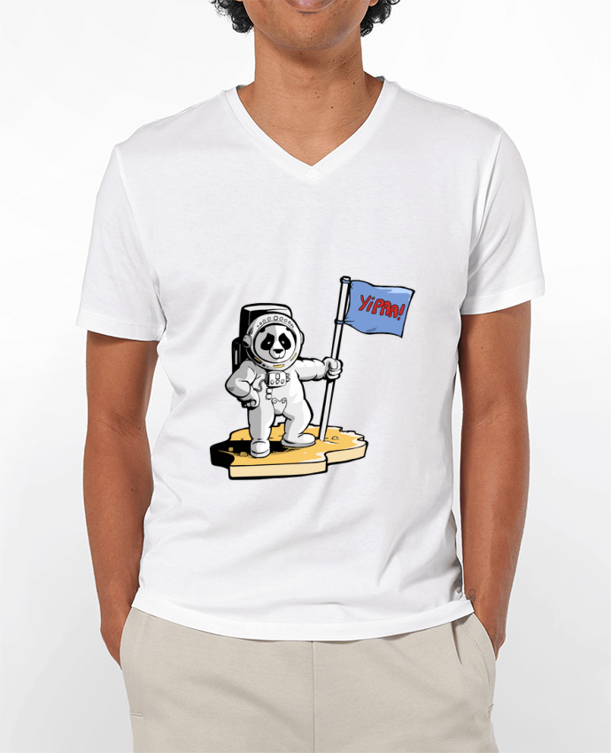 T-shirt homme Panda-cosmonaute par TOMI AX