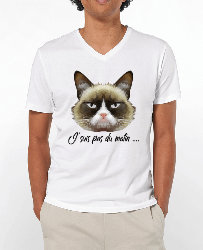 T-shirt homme je suis pas du matin par DesignMe