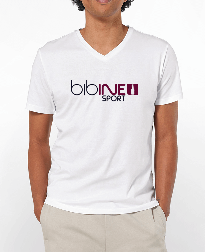 Camiseta Hombre Cuello en V 180g BIBINE SPORT por PTIT MYTHO