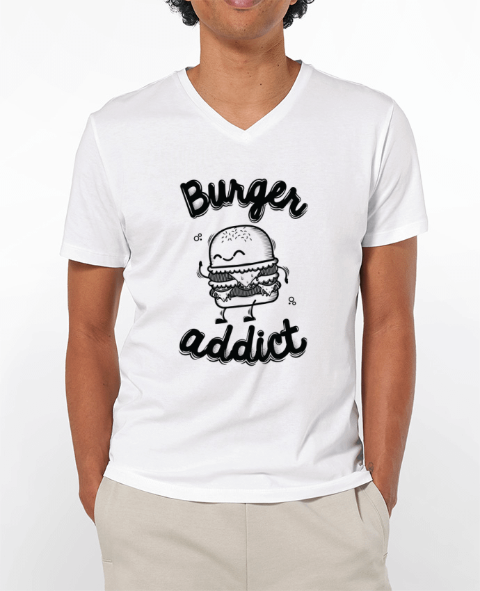 T-shirt homme BURGER ADDICT par PTIT MYTHO