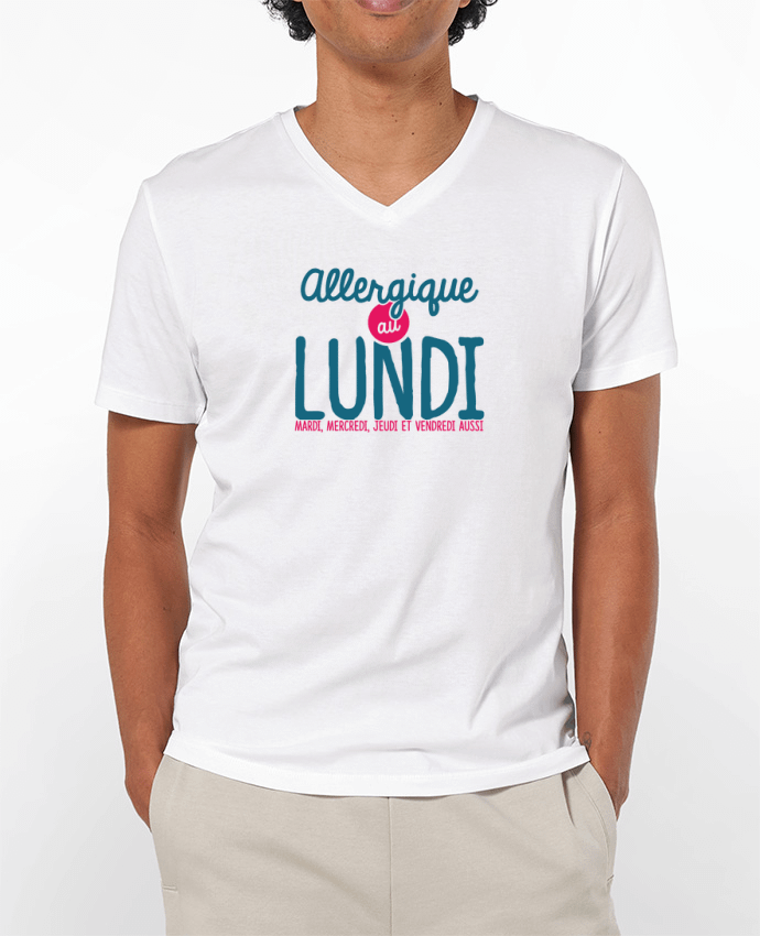 T-shirt homme ALLERGIQUE AU LUNDI ... MAIS PAS QUE par PTIT MYTHO
