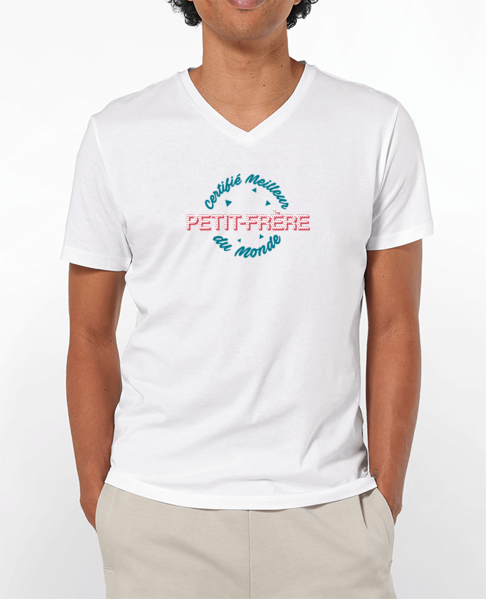 T-shirt homme Certifié meilleur petit-frère du monde par tunetoo